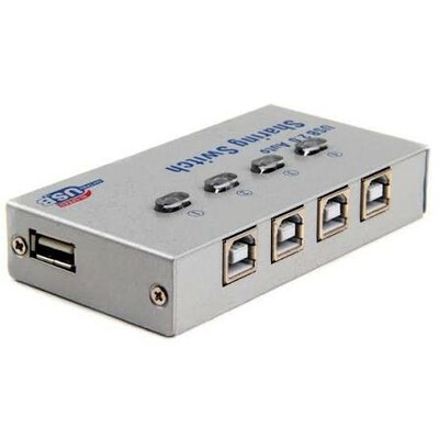 Printer Sharing Switch 4 Ports USB 2.0